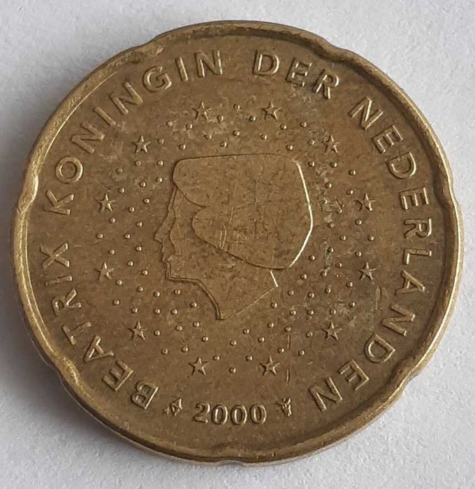 20 euro cent 2000 Holandia rzadka moneta