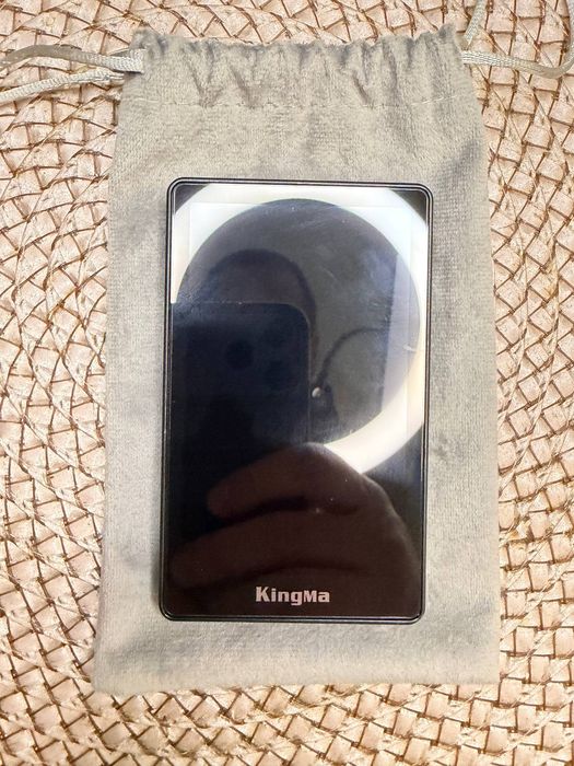 Ekran podglądowy KingMa 4K 30FPS do vlogów i nagrań Tik Tok