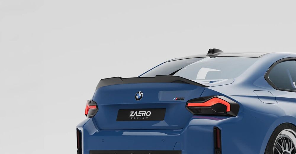 Aileron lip spoiler traseiro BMW M2 G87 Série 2 G42 - Zaero Design