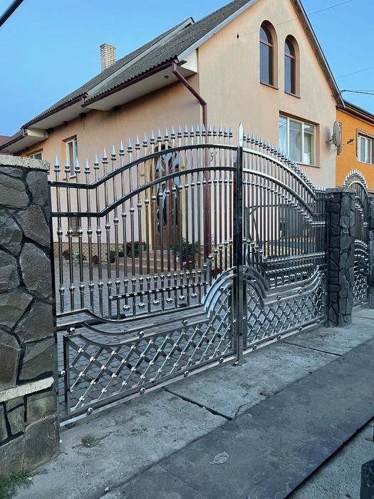 Ворота з нержавіючої сталі нержавійка хвіртка перила поручні