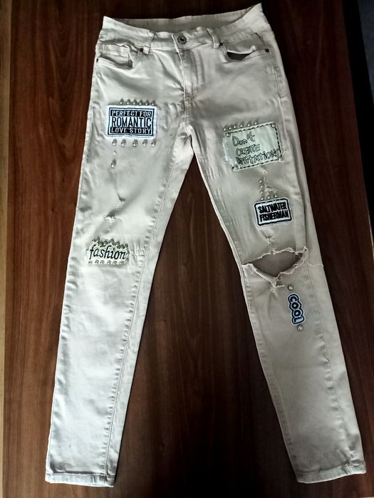 Spodnie dżinsowe damskie