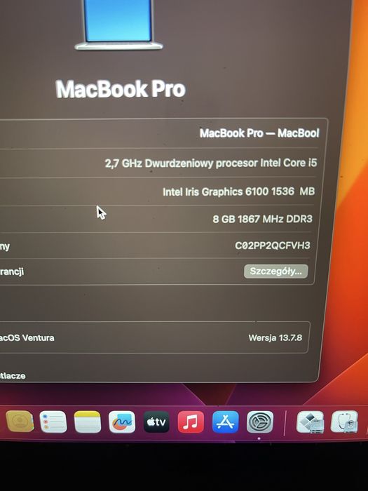Macbook pro Retina mid 2015