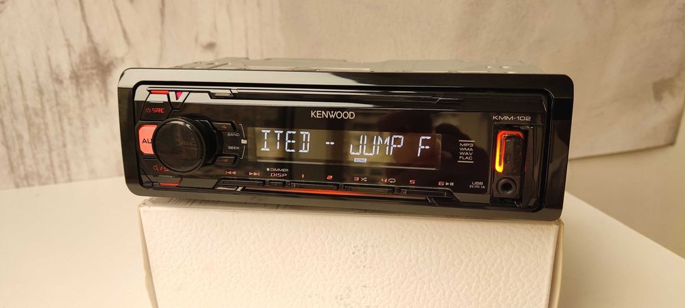 Kenwood KMM-102AY с Bluetooth MOSFET 4x50 магнитола - оригинал!