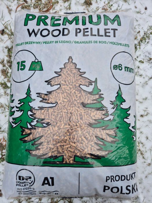 Pellet drzewny Premium A1 WOOD 6mm certyfikowany nie olczyk lava igła