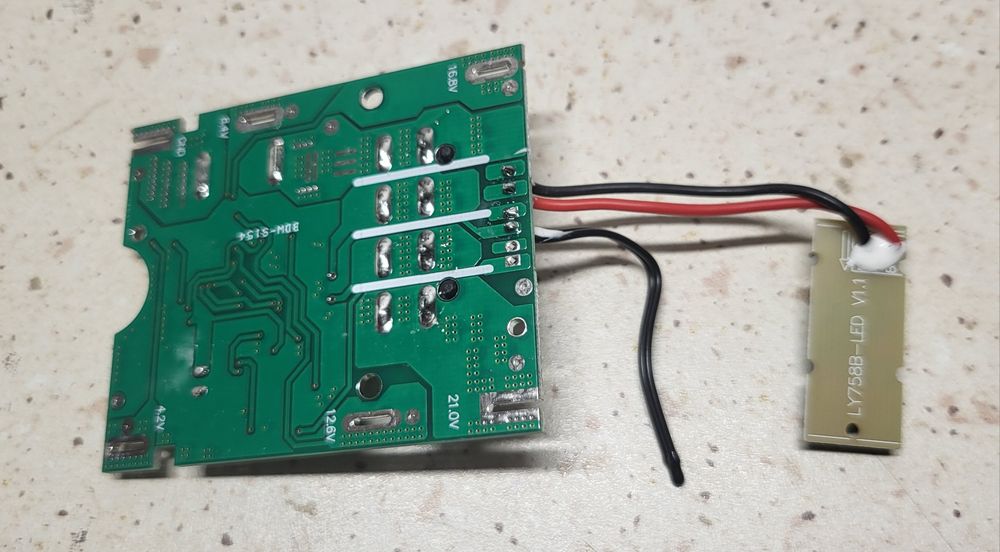 Pcb Parkside 20v PAP20 A1, PAP20 A3 bms