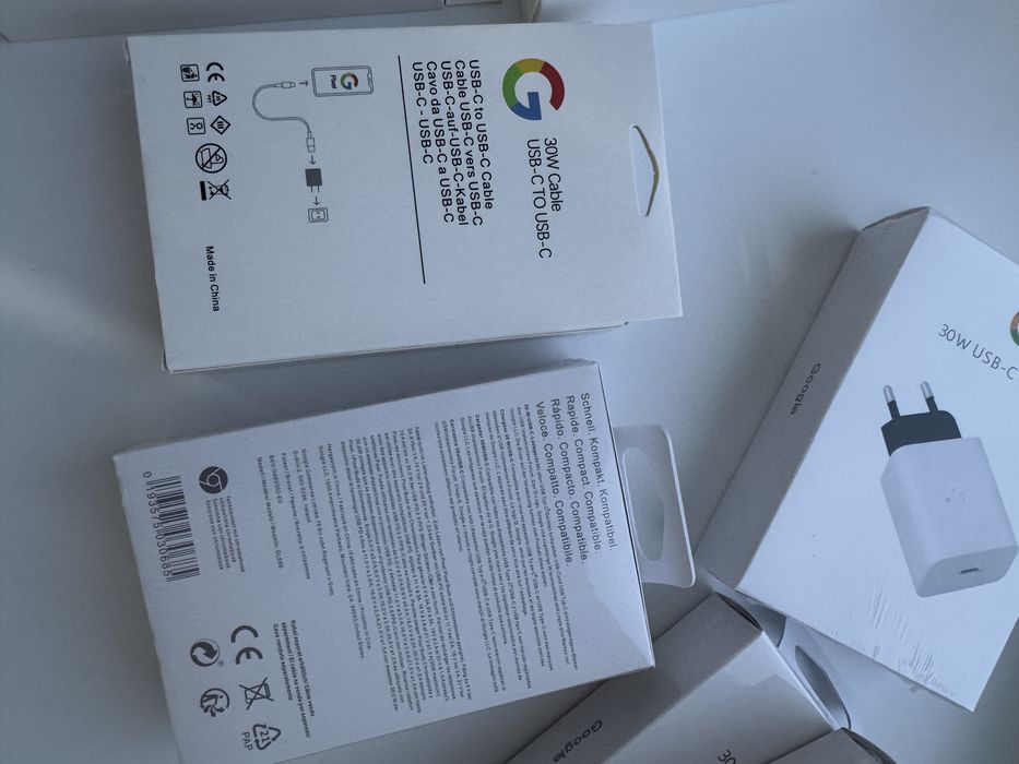 Быстрая 30W оригинальная зарядка google кабель и блок на гугл піксель