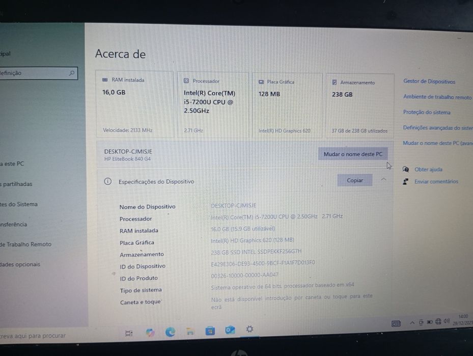 Portátil HP como novo