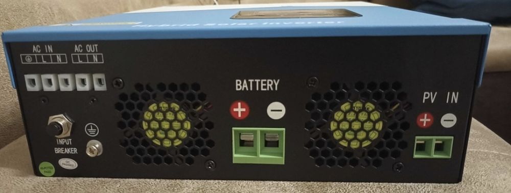 Гібридний сонячний інвертор EASUN 3000BA/2400W 24В Чиста синусоїда