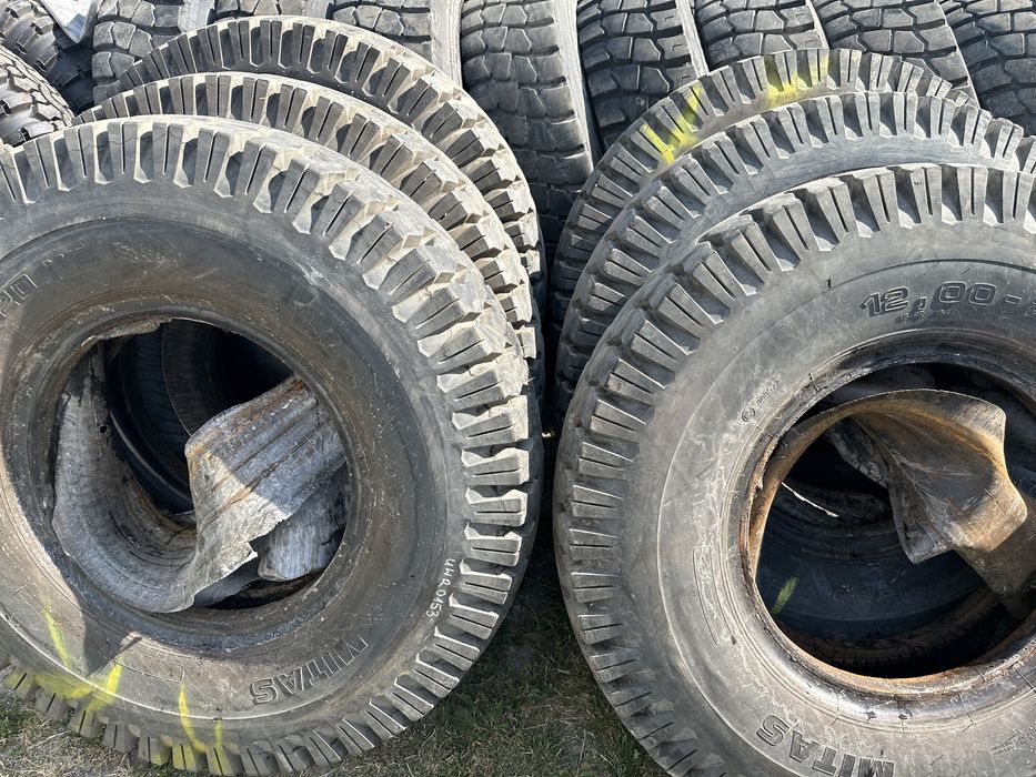 Колеса шини 12 00r20 мітас краз маз зіл 131