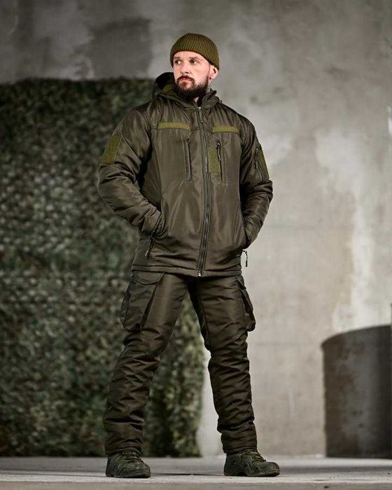 Зимовий тактичний костюм олива до -20°C OmniHeat Без передоплат