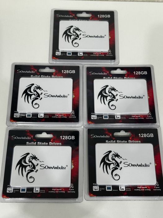 Диск SSD SATA3 128-512Gb 2.5 Нові!