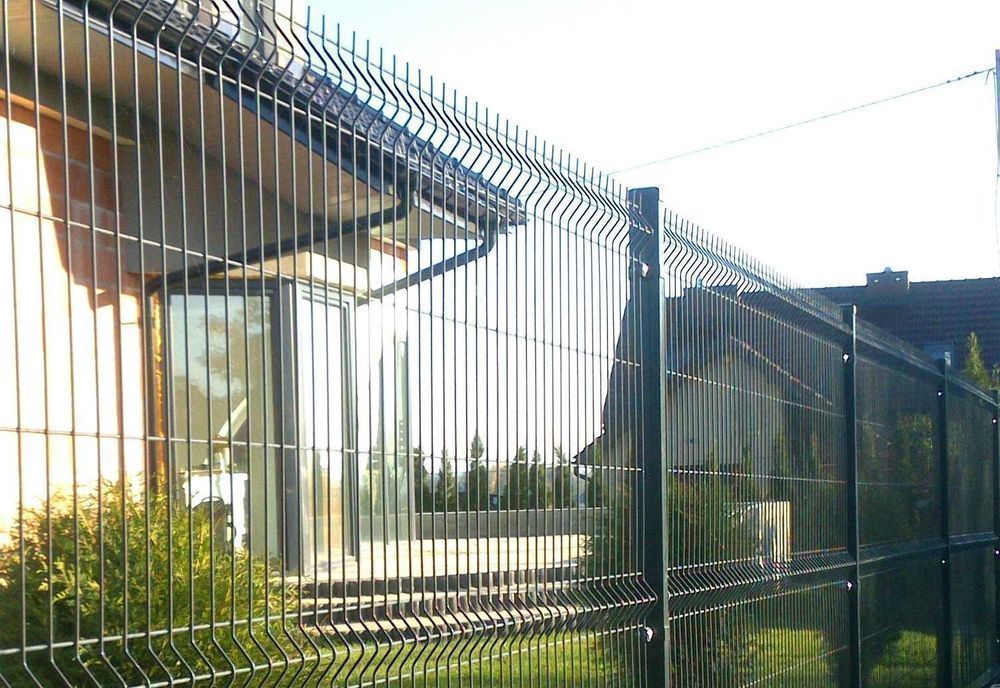 Ogrodzenie panelowe siatka słupek panel obejma