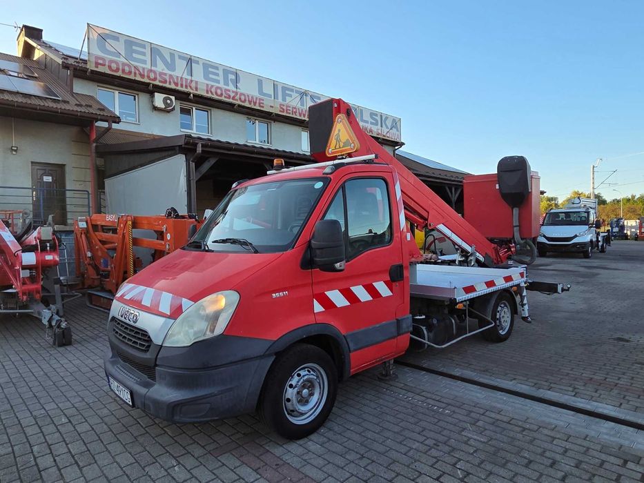 iveco daily 35s11 podnośnik koszowy zwyżka 17 m gsr e179t isoli cte b-lift 17 multitel 160 alu ds s17 ruthmann e169tr socage t17 cmc pla mt162ex