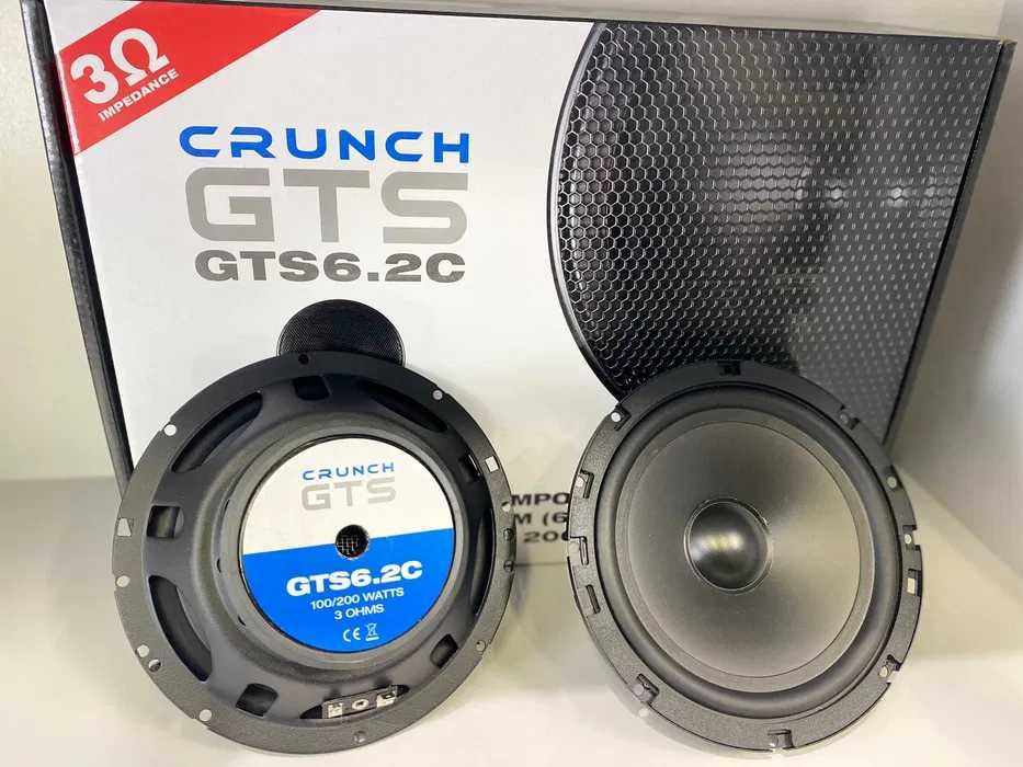 Crunch GTS6.2C zestaw odseparowany 165mm EM-AUDIO Tomaszów Lub Wysyłka gratis !
