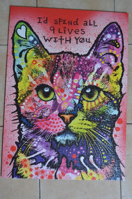 Puzzle 1000pcs montado