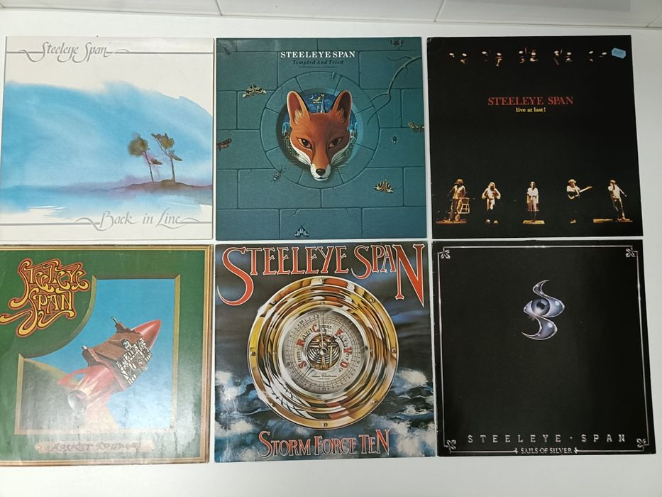STEELEYE SPAN: Discografia até 1989 - 14 álbuns {discos de vinil}