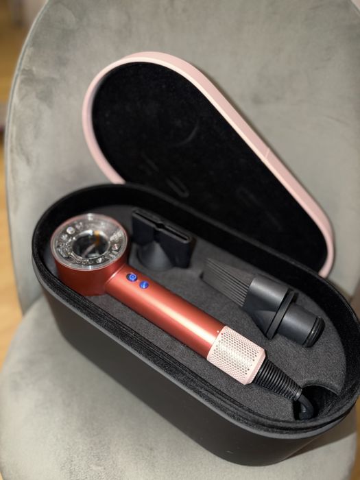 Фен Dyson HD16 Supersonic Nural Amber Silk/Pink Champagne Рожеве шампанське