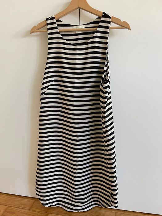Vestido às riscas da H&M, tamanho 36
