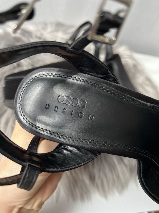 Buty na platformie satynowe Asos