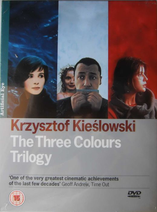 Pack 4 DVD SELADOS 3 Filmes-The Three Colours Trilogy-Kieslowski
