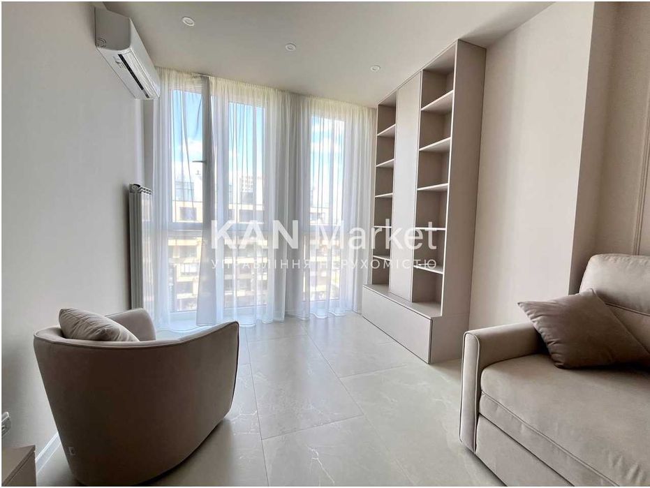 Довгострокова оренда 1к квартири 44 м² в ЖК Файна Таун!