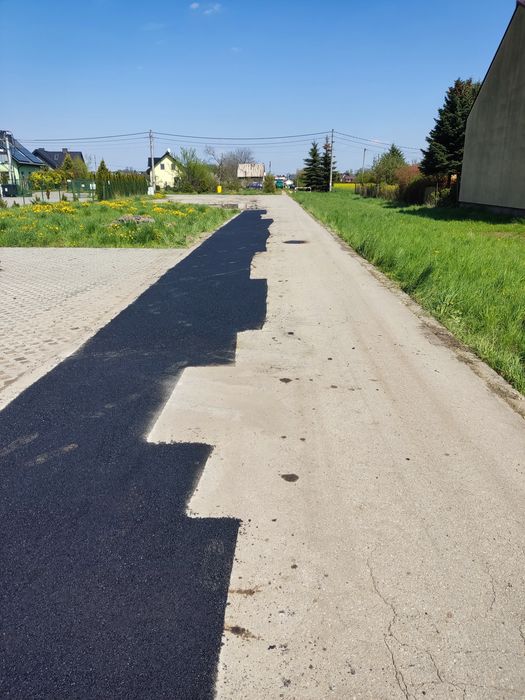 Asfaltowanie drogi posesji dziury wolne terminy