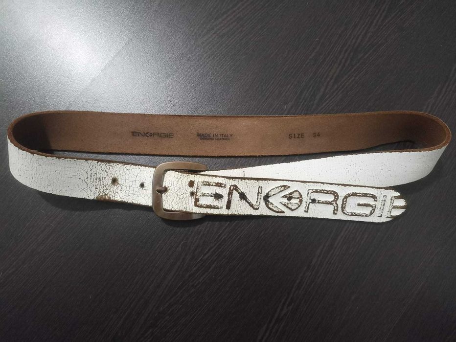 Cinto energie branco homem