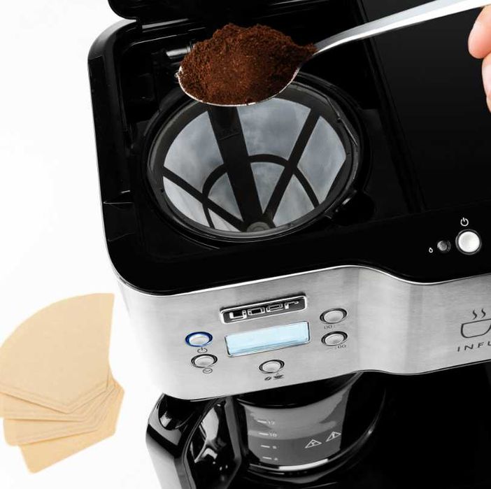 EKSPRES PRZELEWOWY Kawy 2w1 Yoer 1900W + Dystrybutor Wody - PROMOCJA