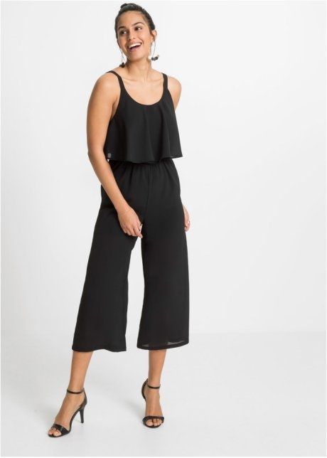 B.P.C kombinezon czarny szyfonowy r.50