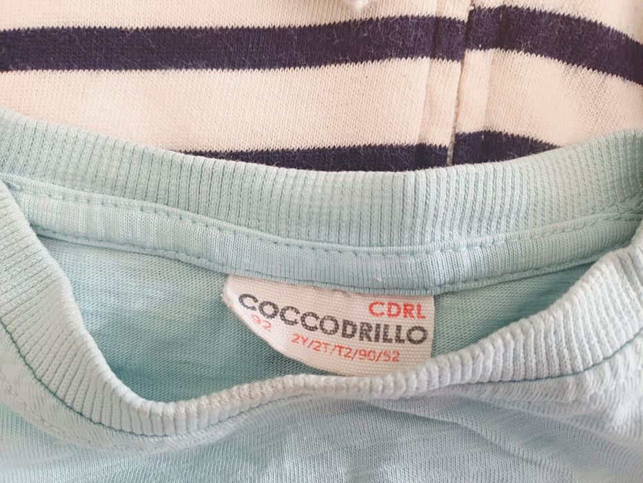 Zestaw bluza sweter koszulka morskim r 88/ 92 H&M Cocodrillo