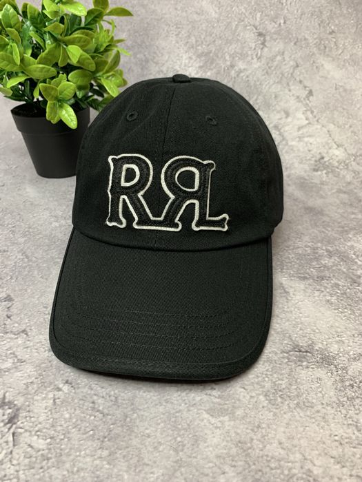 Кепка Ralph Lauren Double RL (RRL) чорна картуз