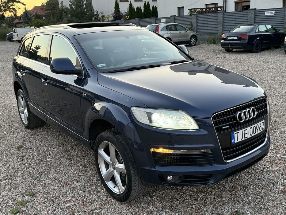 Audi Q7 S-Line 3.0d•2007•Bagata Wersja•Hak•M.Zamiana