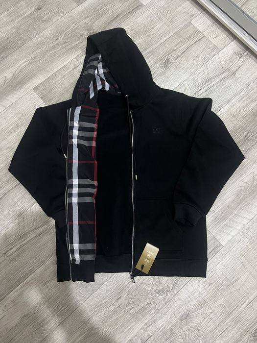 Зіп худі Burberry , зіп худі барбері , черная зипка барбери