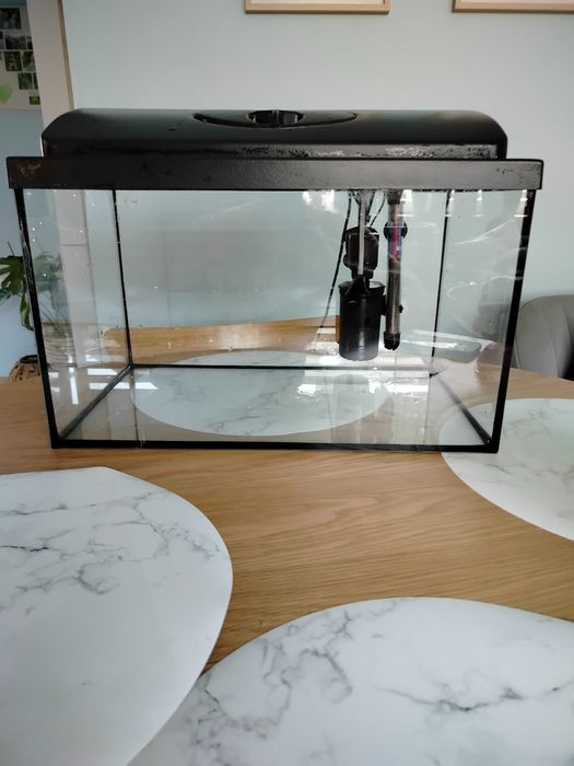 Akwarium 45 l + filtr, napowietrzacz i grzałka