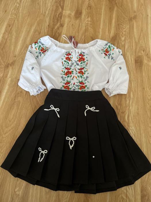 Юбка шорти та вишиванка на дівчинку