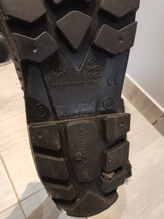 Kalosze kolor czarny rozmiar 43