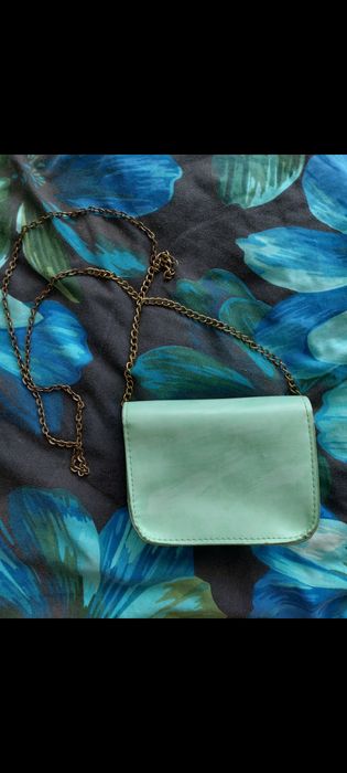 Mini torebka- miętowa