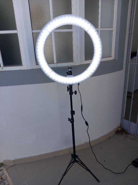 Ring light com tripé