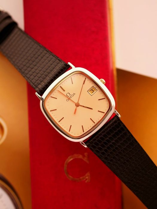 Omega De Ville zegarek unisex quartz 1984r swiss  made zegarek szwajc