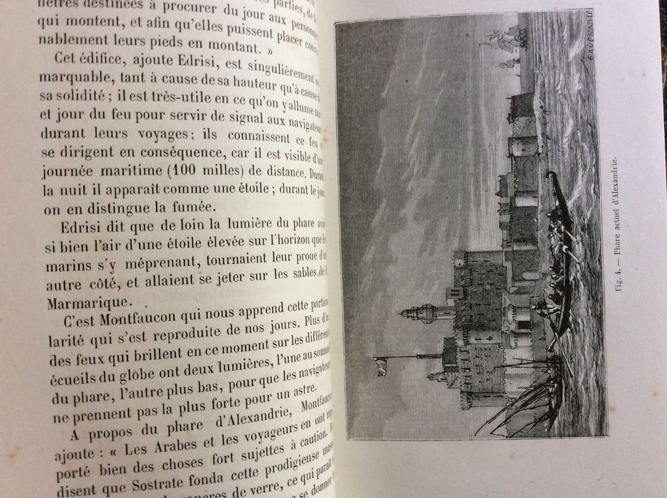 Les Phares ( Os faróis ) Léon Renard. Editora: Librairie Hachette et Cie, 1867, 1.ª edição