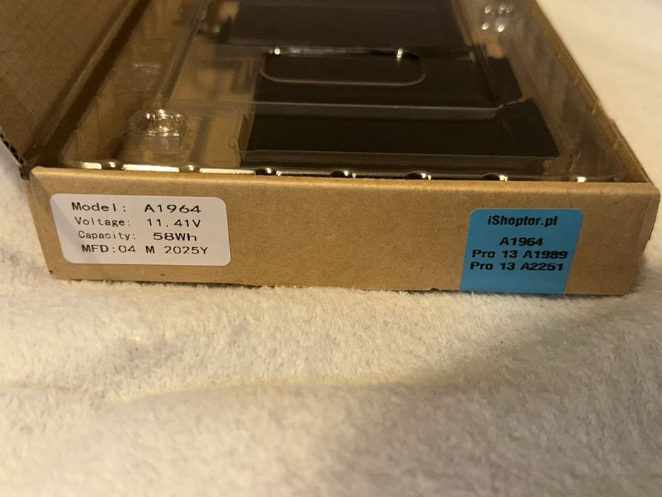 Bateria Macbook A1964