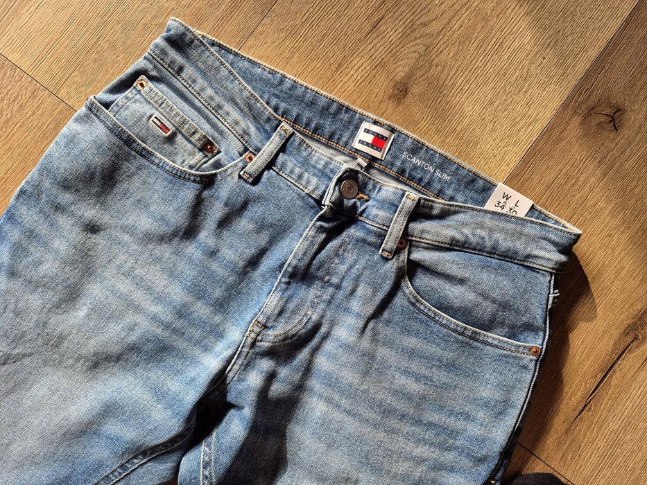 Jeansy Męskie Tommy Hilfiger W34 L30 Scanton Slim