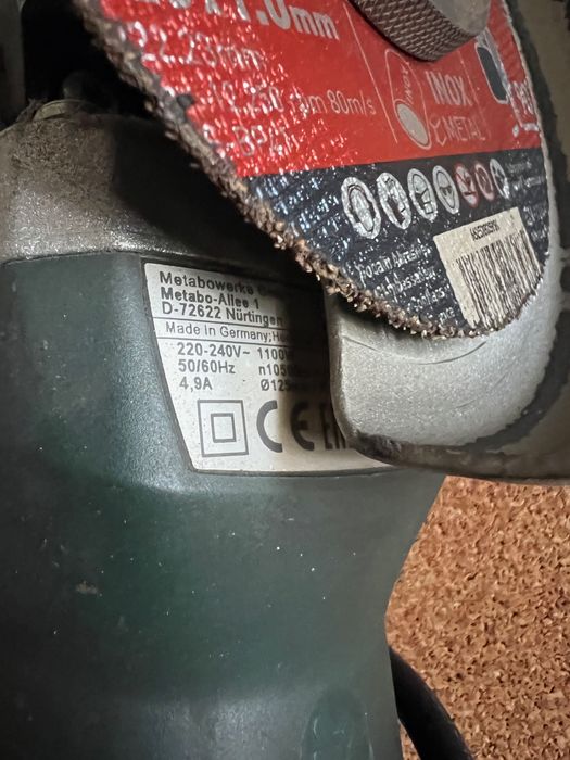 Metabo combo 18v bl wkretarka + szlifierka 2x 5.2ah walizka