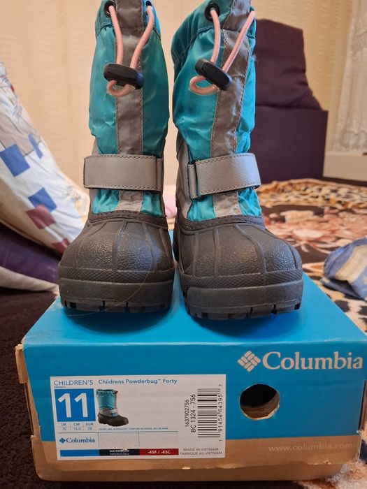 Дитячі сапоги-сноубутси Columbia, 28 розмір,стєлька 17см,гарний стан