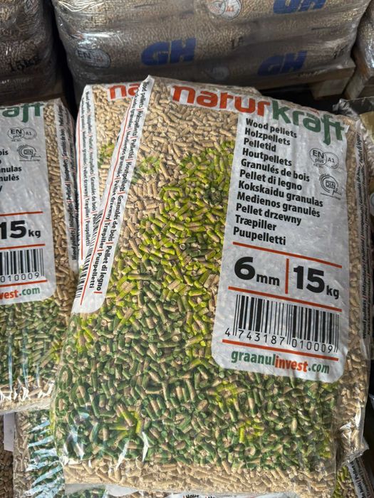 Pellet najlepszy drzewny pelet 15Kg PREMIUM wysokokaloryczny