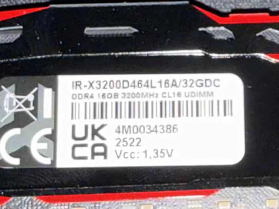 Pamięć GoodRam IRDM X, DDR4, 32 GB, 3200MHz, CL16