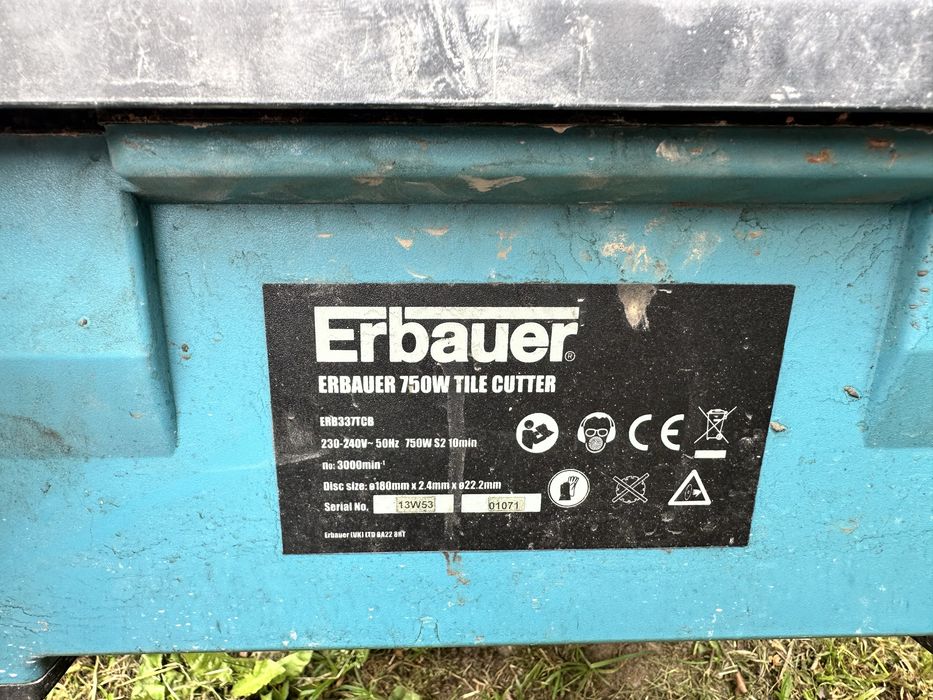 Przecinarka do cięcia płytek Erbauer 750W Tile cutter
