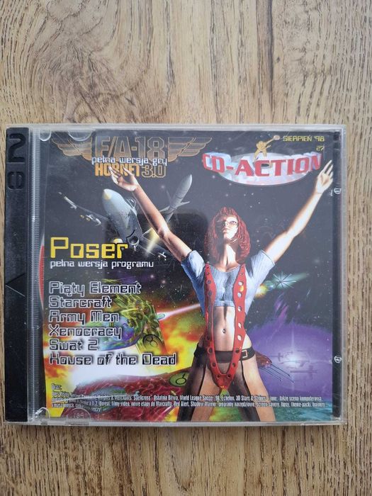 CD Action sierpień 1998 samo CD