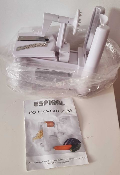 Corta verduras em espiral