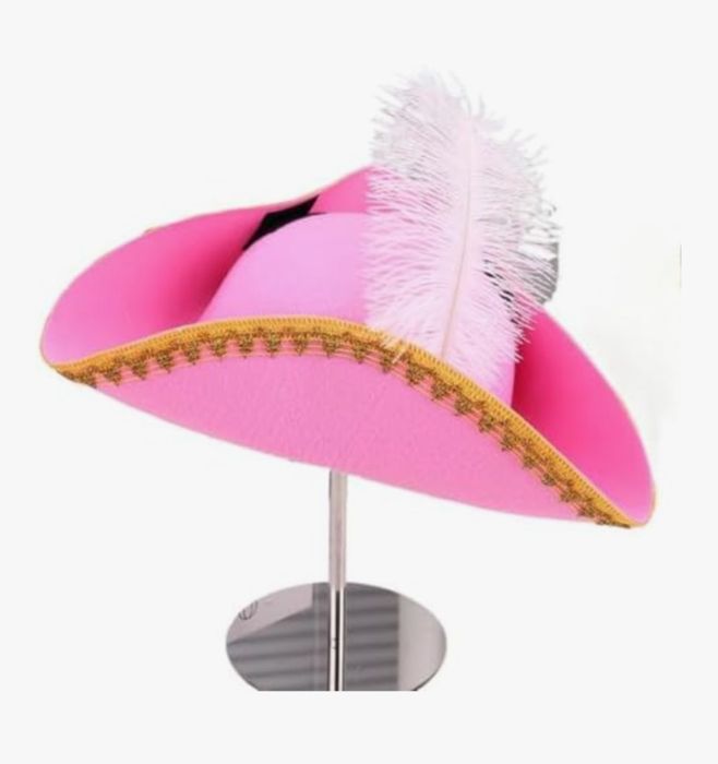 Kapelusz piracki różowy